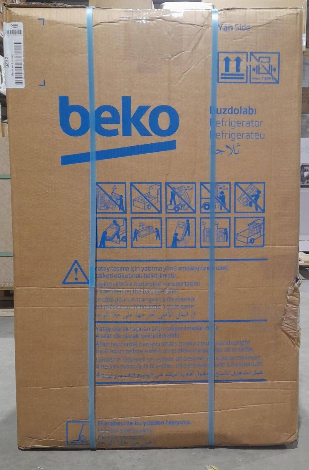 Beko QZ32 White Integrated Under Counter Freezer - Fast Freeze - 2855