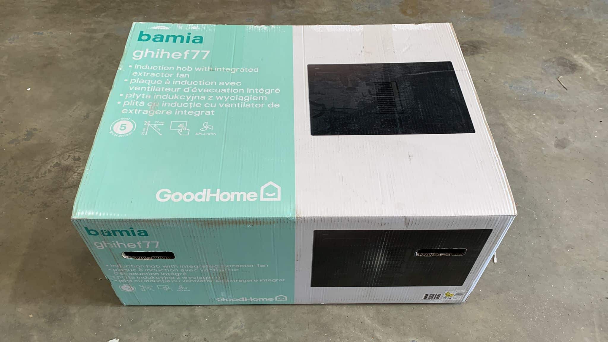 GoodHome Bamia Induction Hob 4 Zone Black ,(W)770mm-  GHIHEF77- 4351