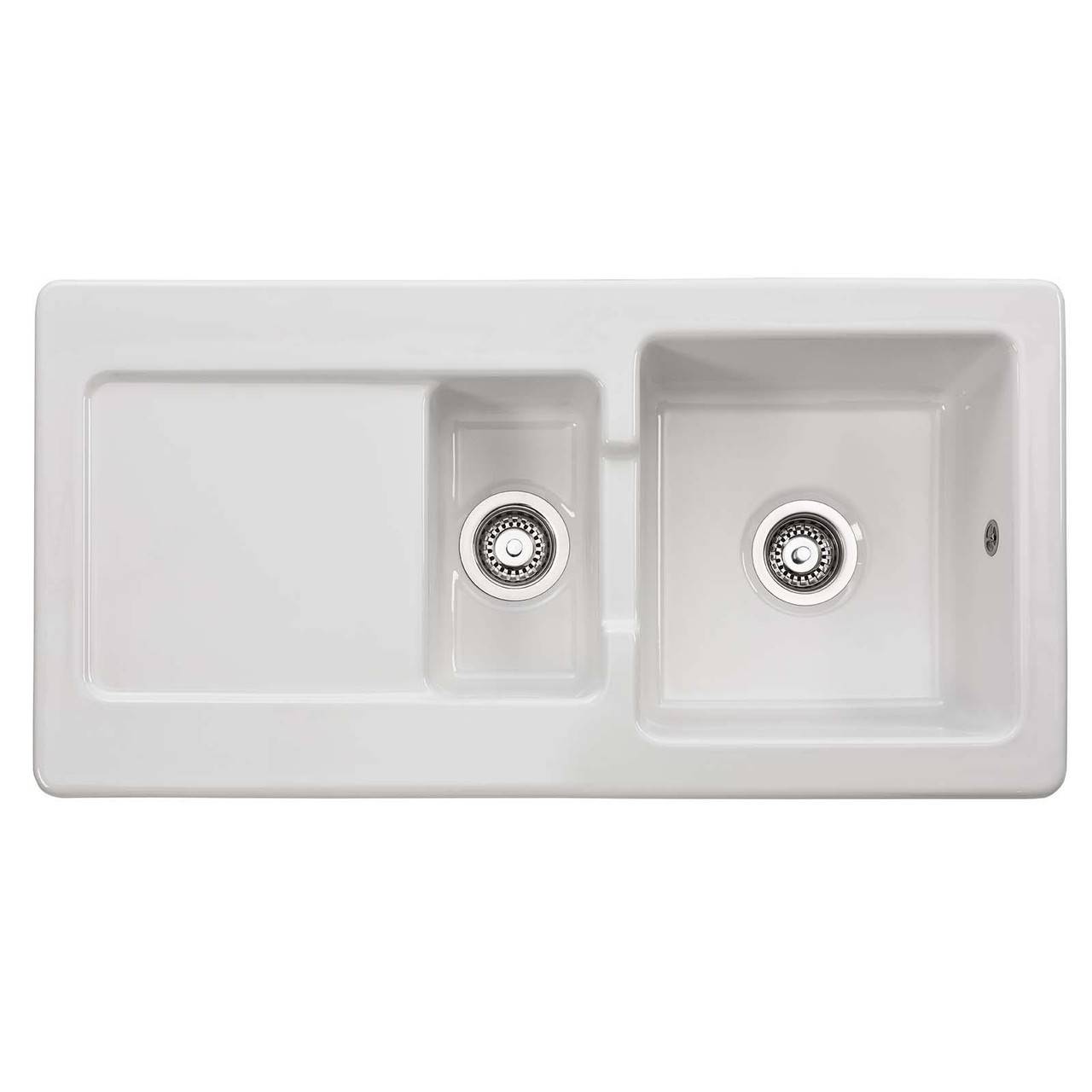 Franke Livorno White Ceramic 1.5 Bowl Kitchen sink 8922