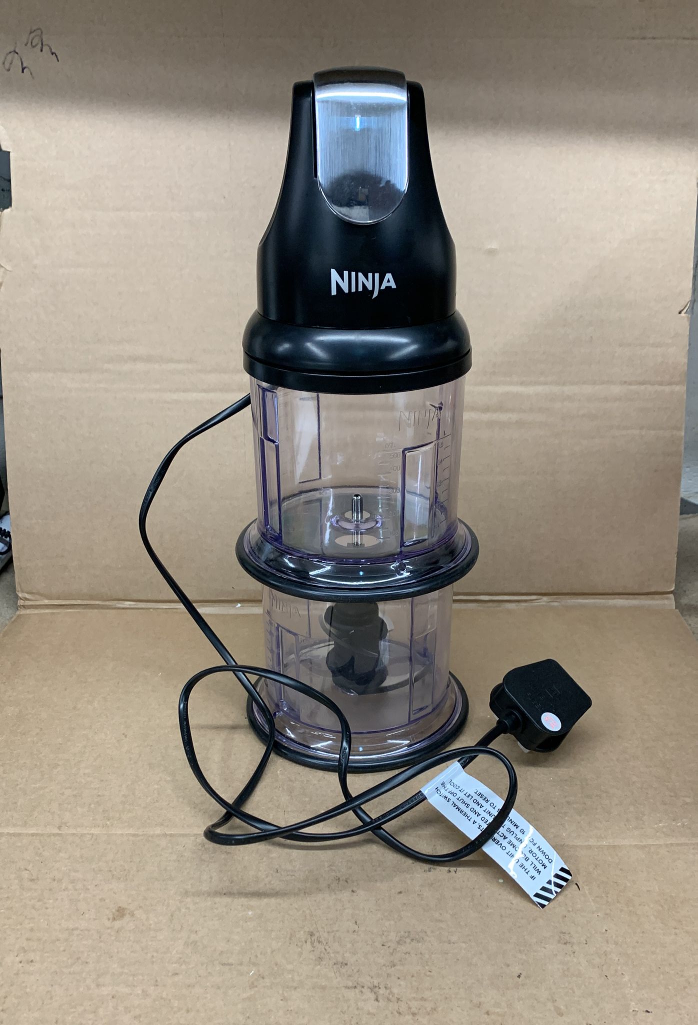 Ninja Professional Chopper [NJ1002UKBK] Stackable, 200W, Black 4490