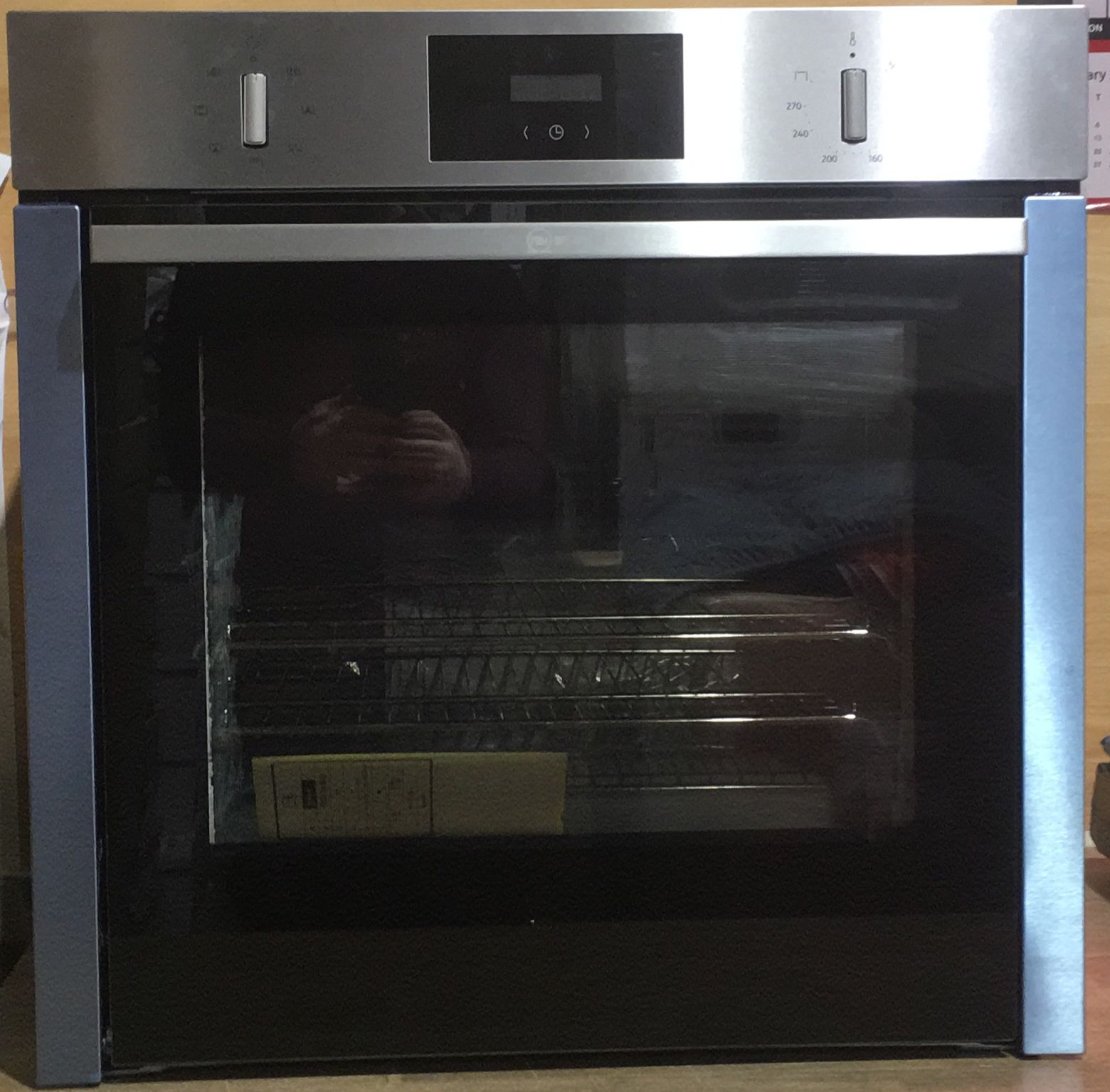 NEFF B3CCC0AN0B N30 Slide&Hide® Built In 59cm A Electric Single Oven Stainless