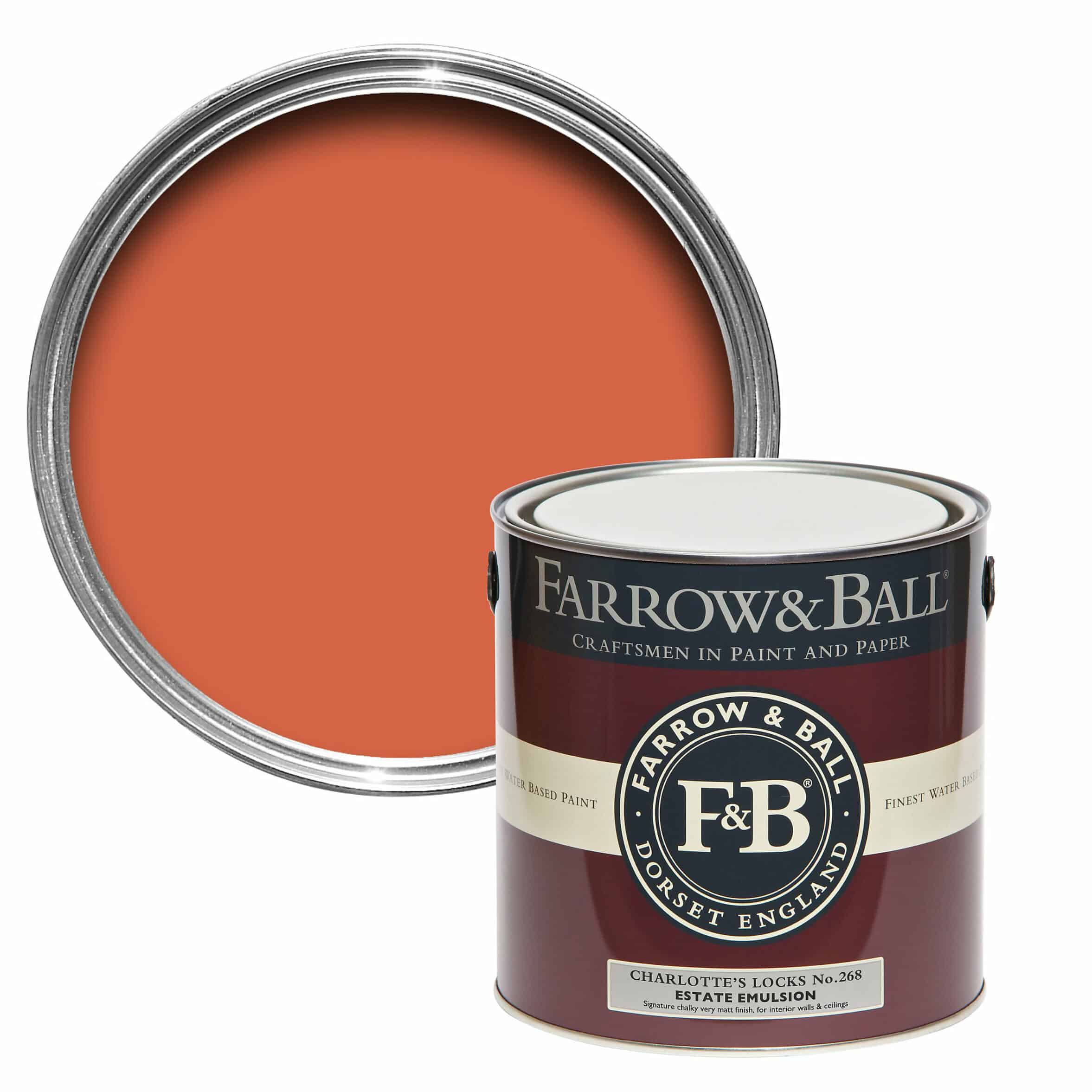 Farrow & Ball Estate Charlotte's locks No.268 Matt Emulsion paint, 2.5L-6825
