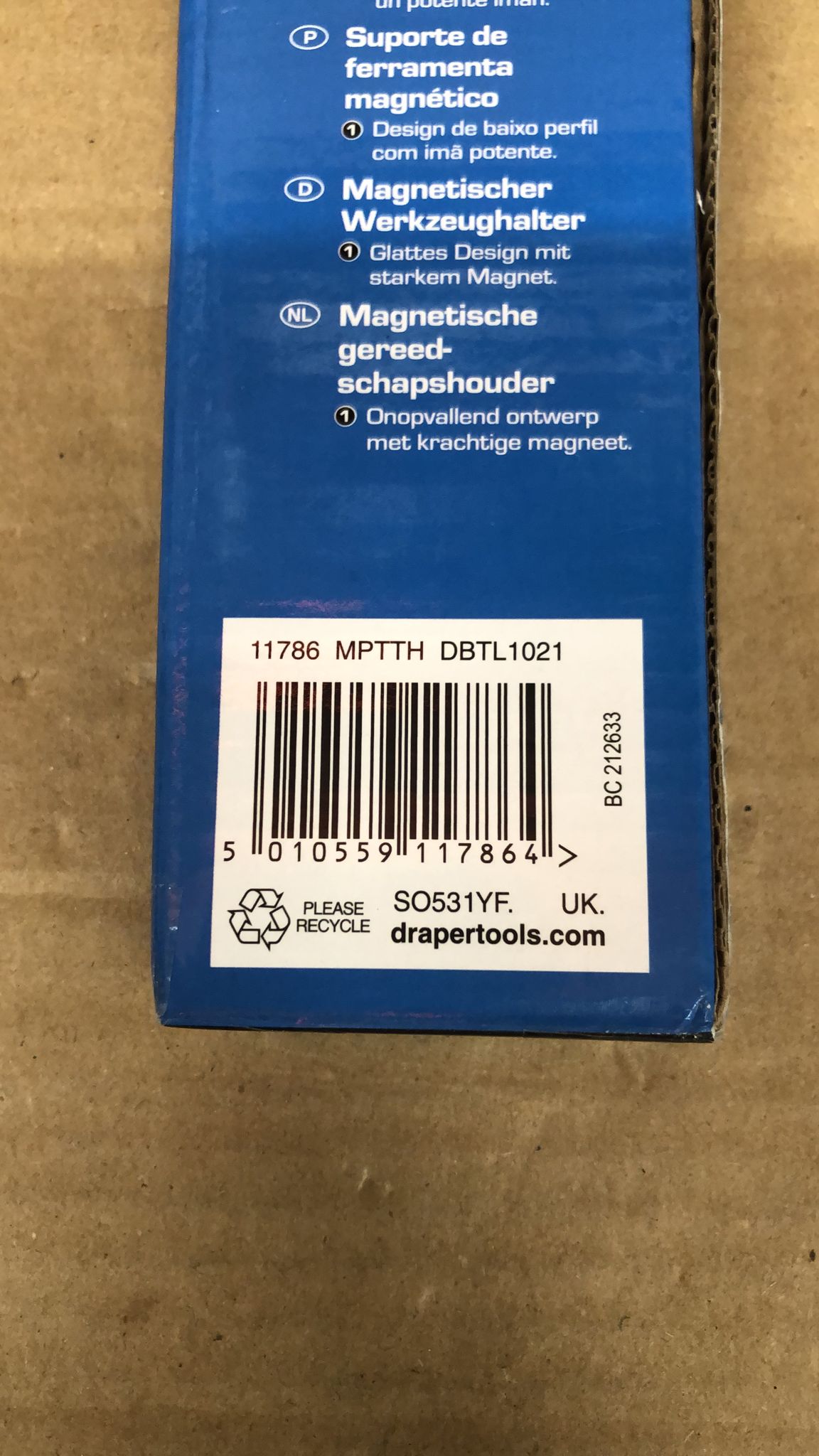 Draper 11786 Magnetic Tool Holder-7864