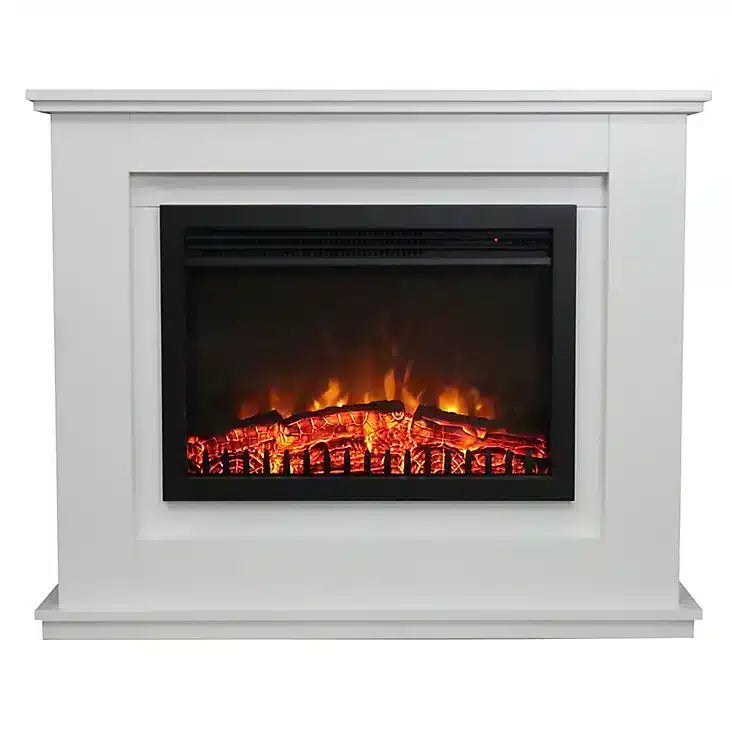 Focal Point Medford White Electric Fire suite 5277