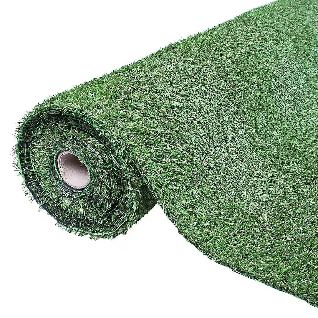 GardenKraft 26079 4m x 1m Dark Green Artificial Grass - 15mm Pile High 0798