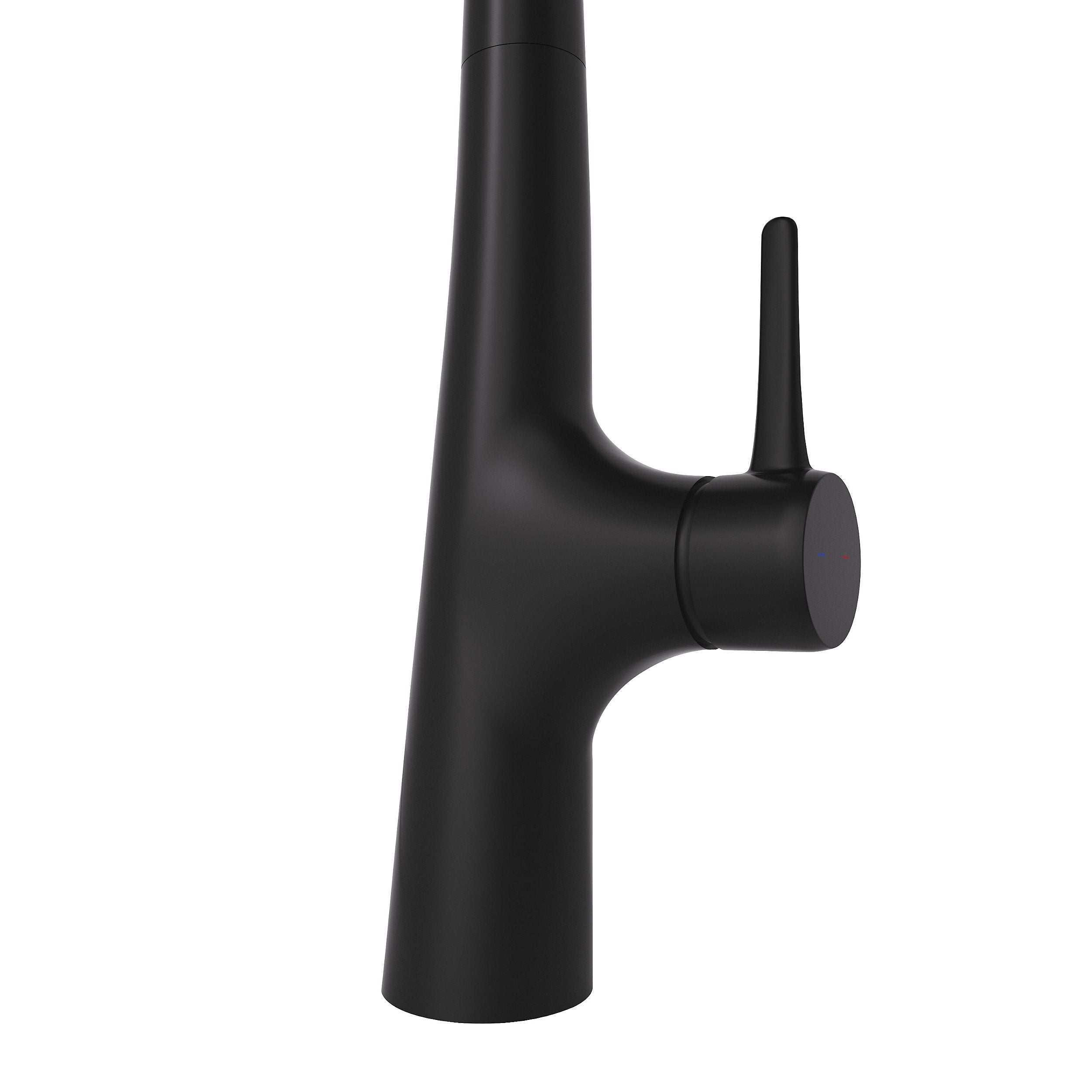 GoodHome Edulis Black Graphite effect Kitchen Side lever Tap 6087