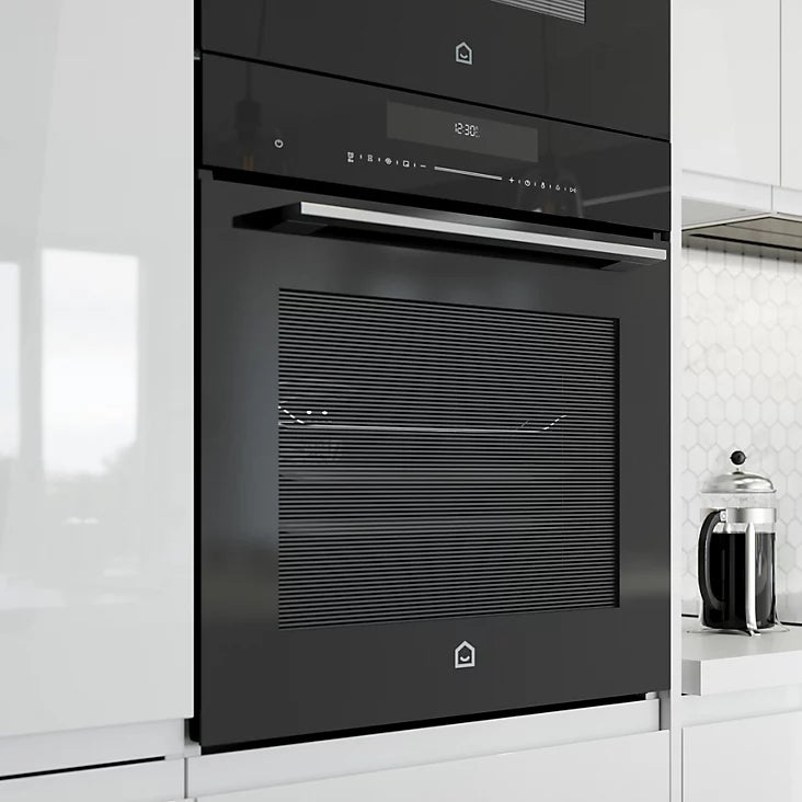 GoodHome GHMOVTC72 Built-in Single Multifunction Oven - Gloss black-0844