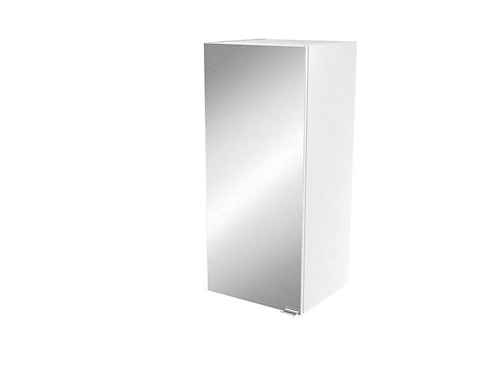 GoodHome Imandra Gloss White Wall-mounted Deep Mirrored Bathroom Cabinet 3557