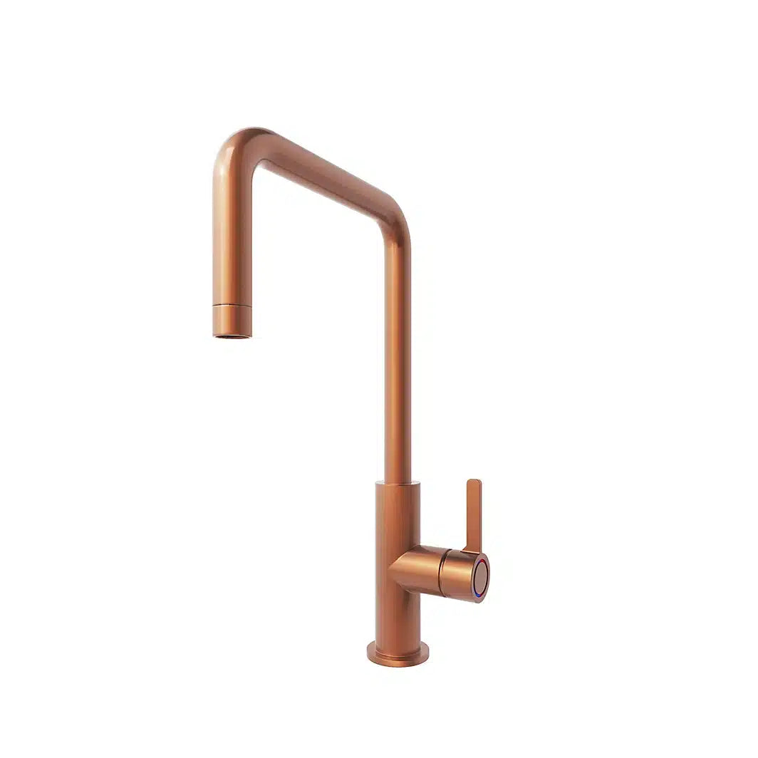GoodHome Kamut Copper effect Kitchen Side lever Tap 1942