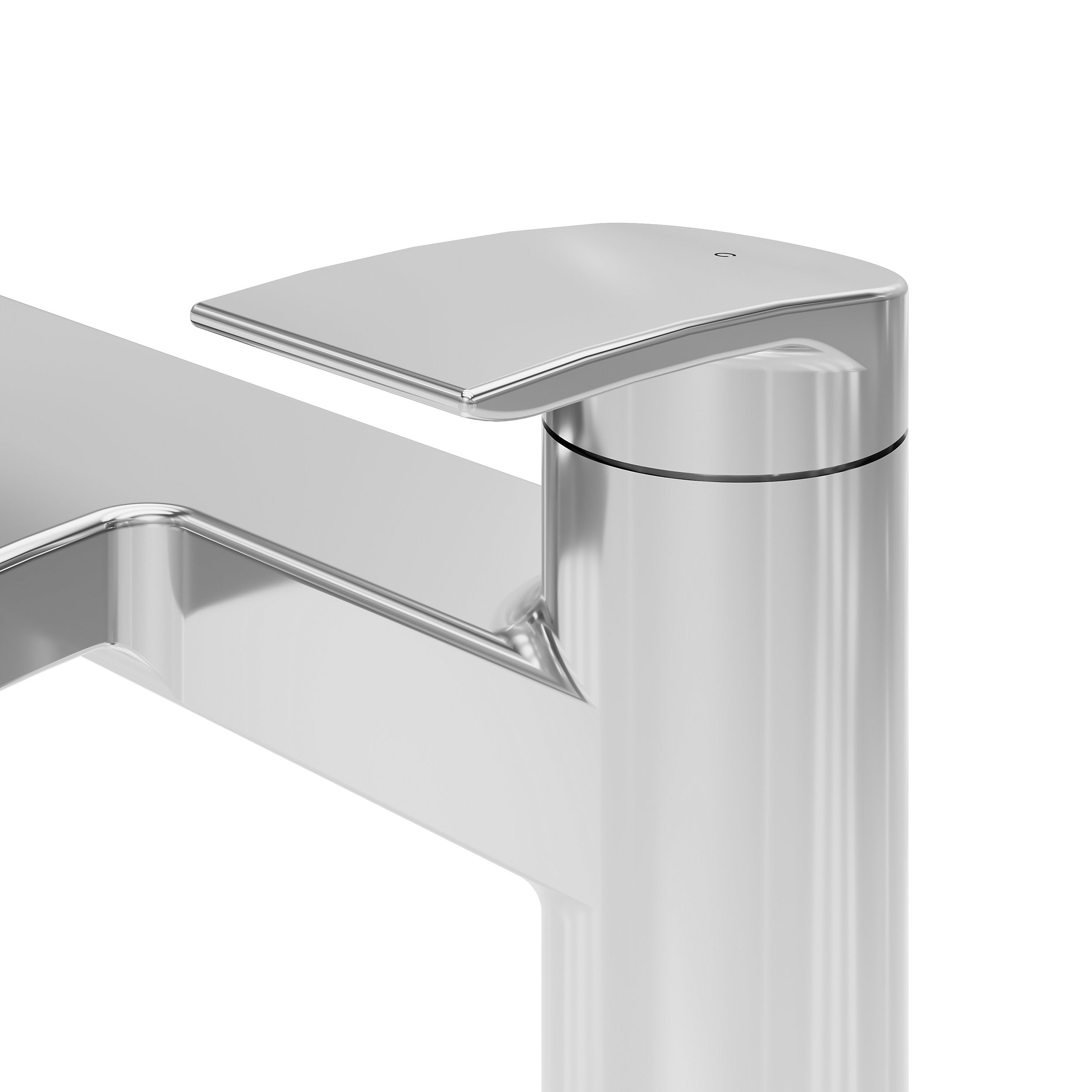GoodHome Kariya Gloss Chrome effect Deck-mounted Manual Double Bath Filler Tap-0449