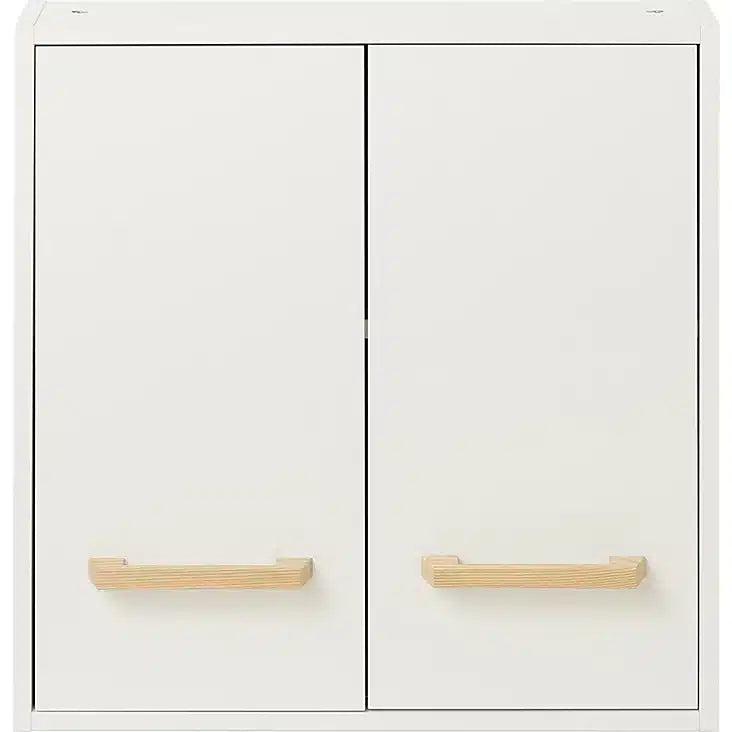 GoodHome Ladoga White Double Wall Cabinet (W)600mm (H)600mm 7329