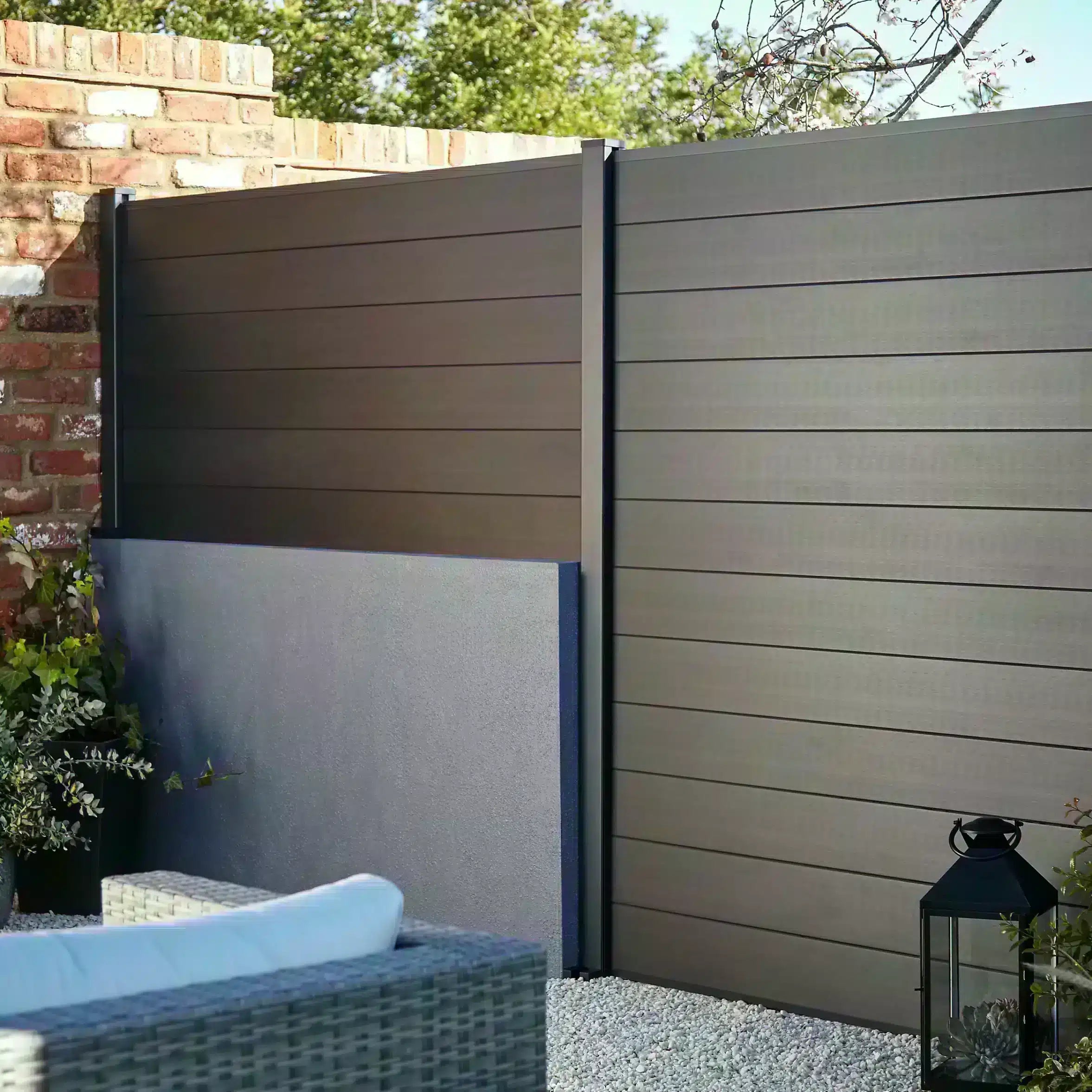 GoodHome Neva Composite Fence slat (L)1.79m (T)21mm, Pack of 3 - 2986