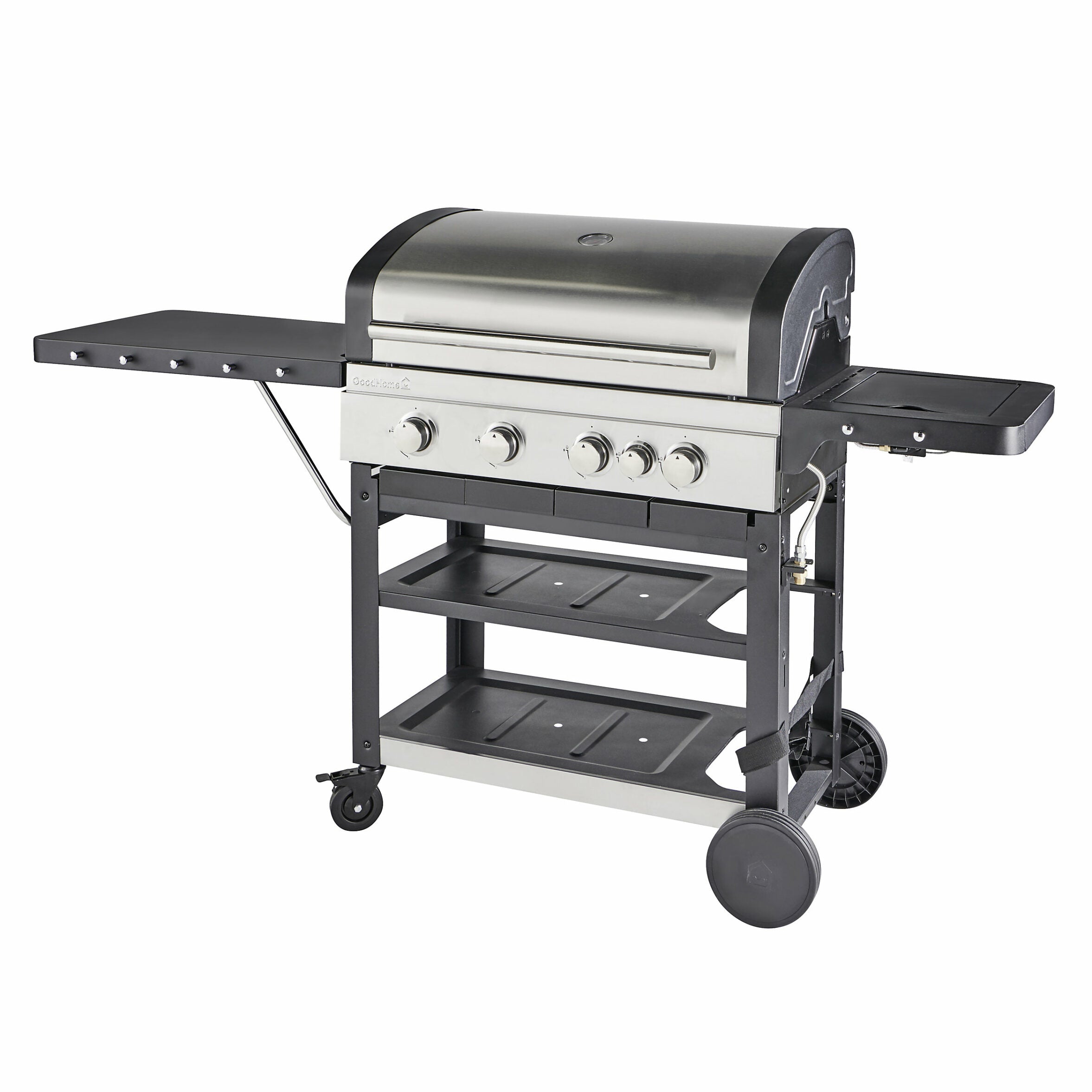 GoodHome Owsley 4.1 Black 4 burner Gas Barbecue- Cosmetic Mark 1257