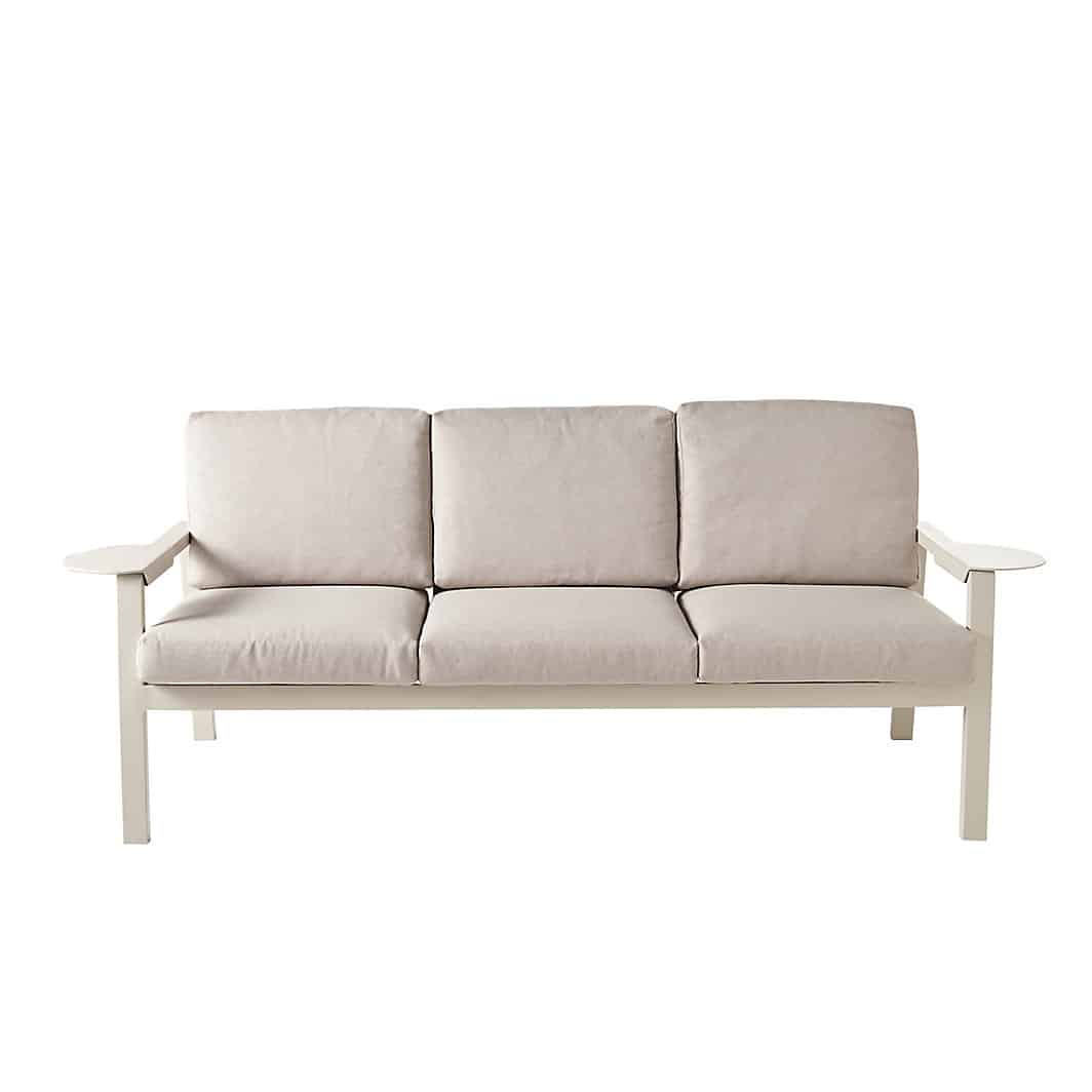 GoodHome Santorin Metal 5 seater Coffee Set- Garden Furniture  -6050