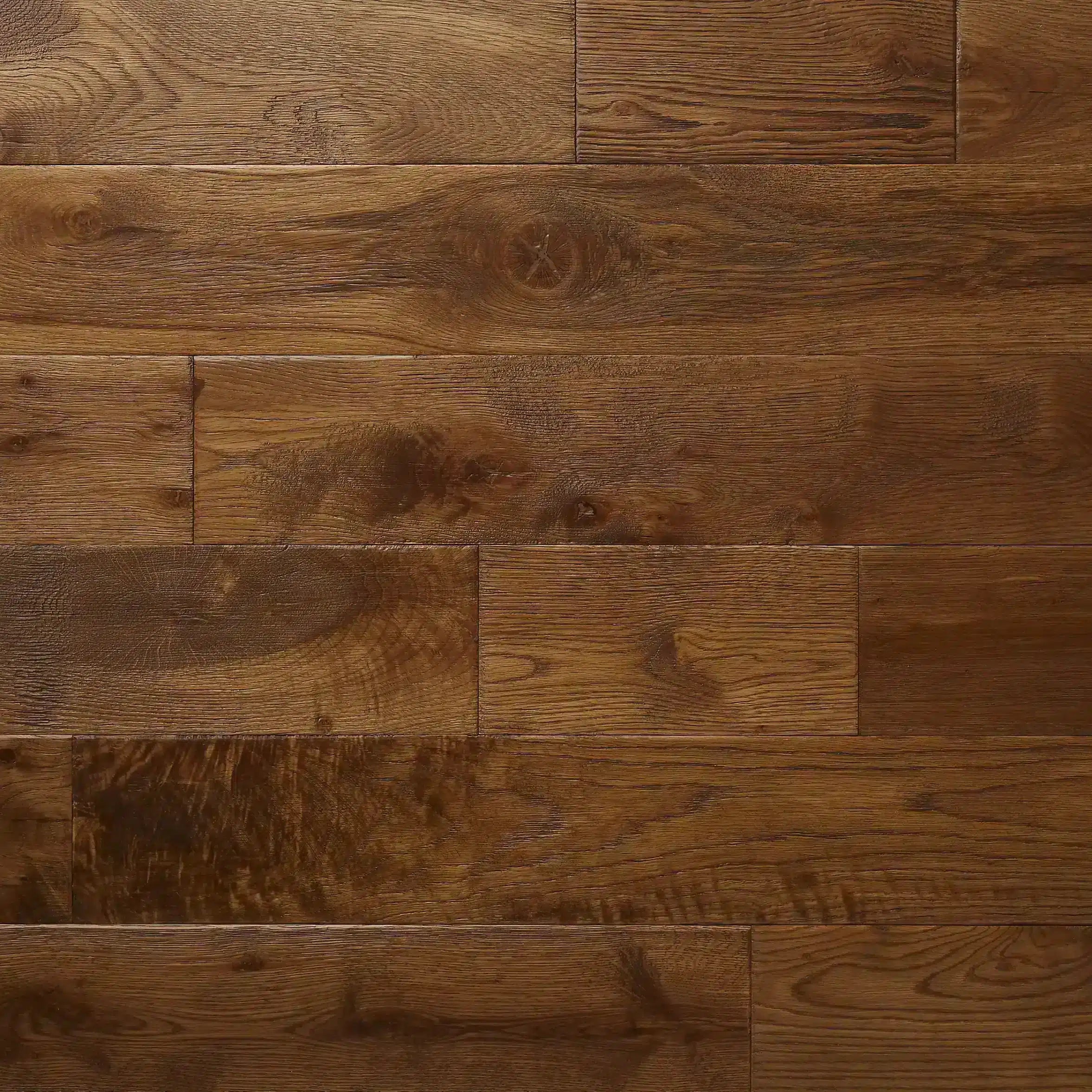 GoodHome Skanor wide Natural Oak Solid wood Flooring, 16 planks - 1.8m² Set 7410-16