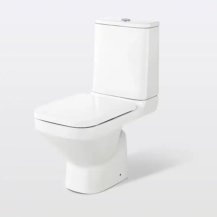 GoodHome Teesta Modern Close-coupled Rimless Standard Toilet & cistern with Soft close seat X-Display 6019