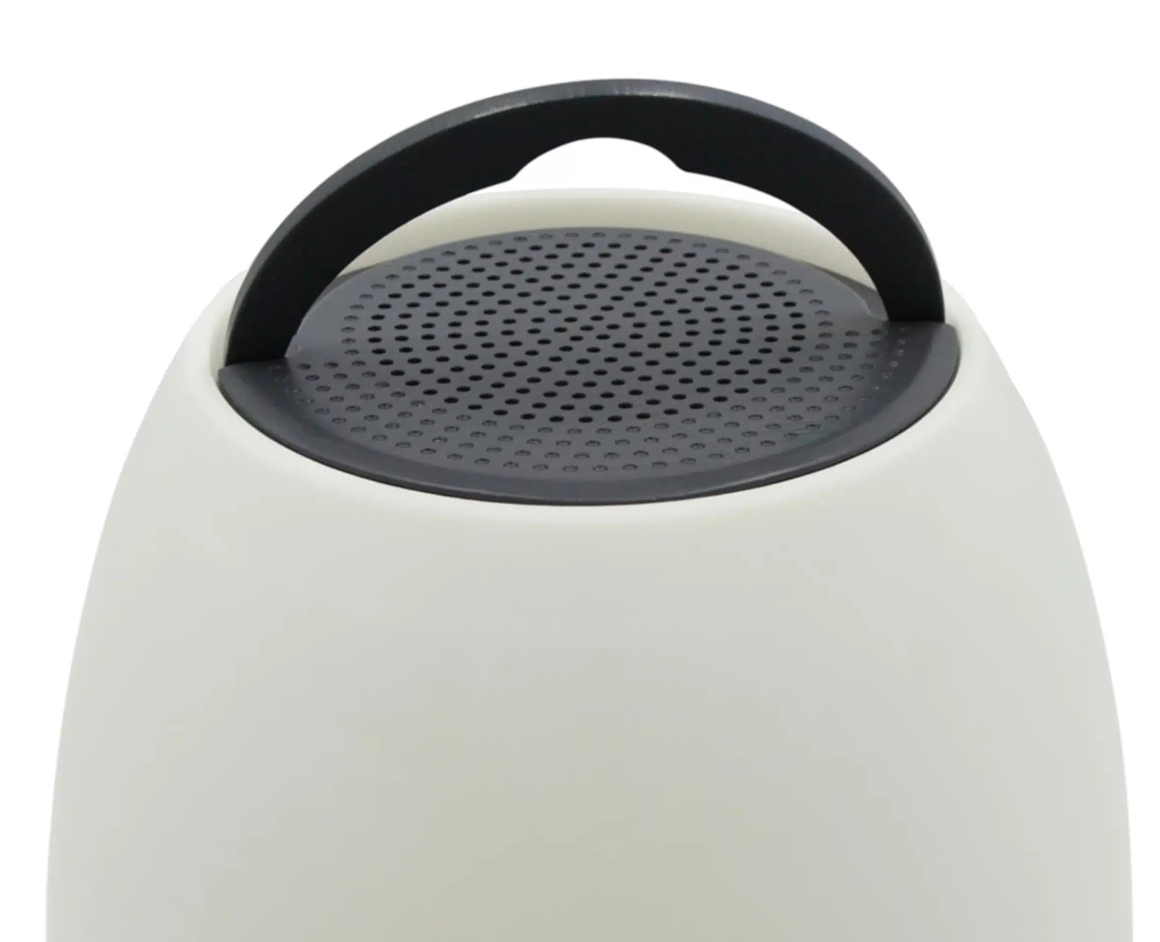 Grey & white Battery-powered RGB & cool white LED Outdoor Lantern speaker light 5058 (0433)