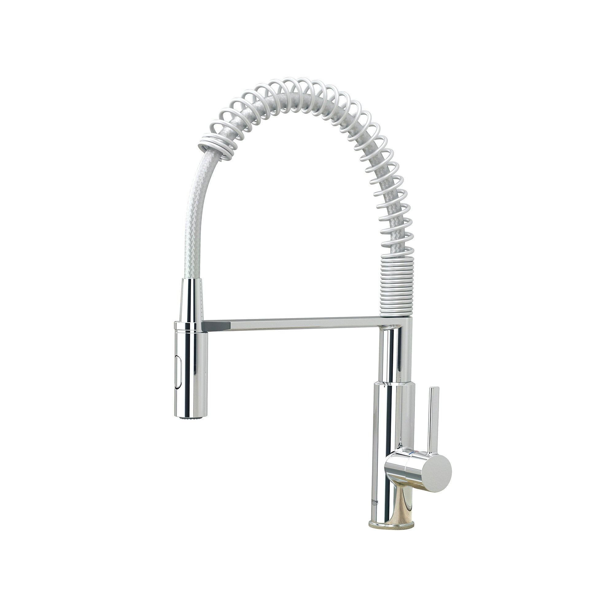 Grohe Get Chrome effect Kitchen Side lever spring neck Tap-2930