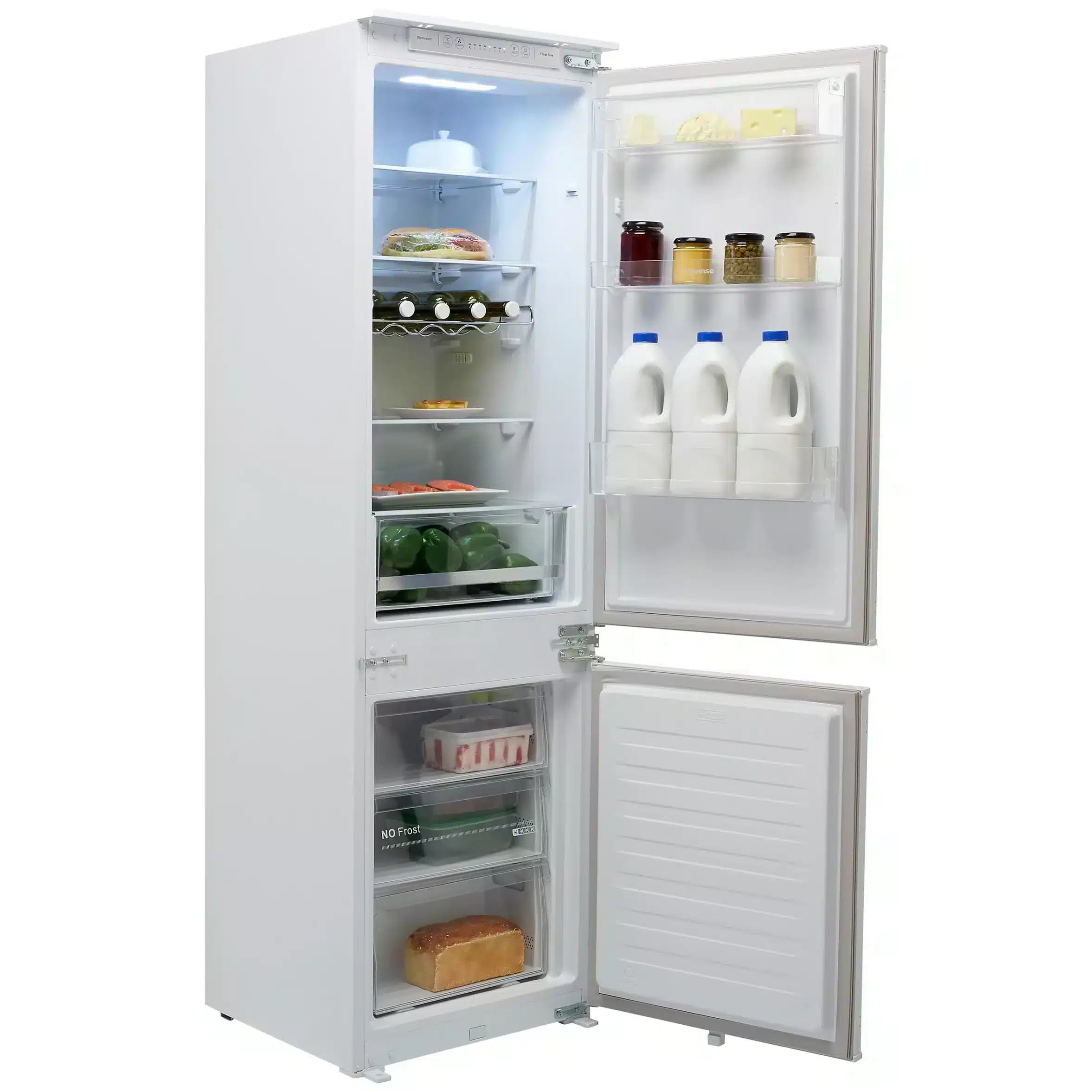 Hisense Fridge freezer-70:30 Integrated Frost free White-RIB312F4AWF-5743