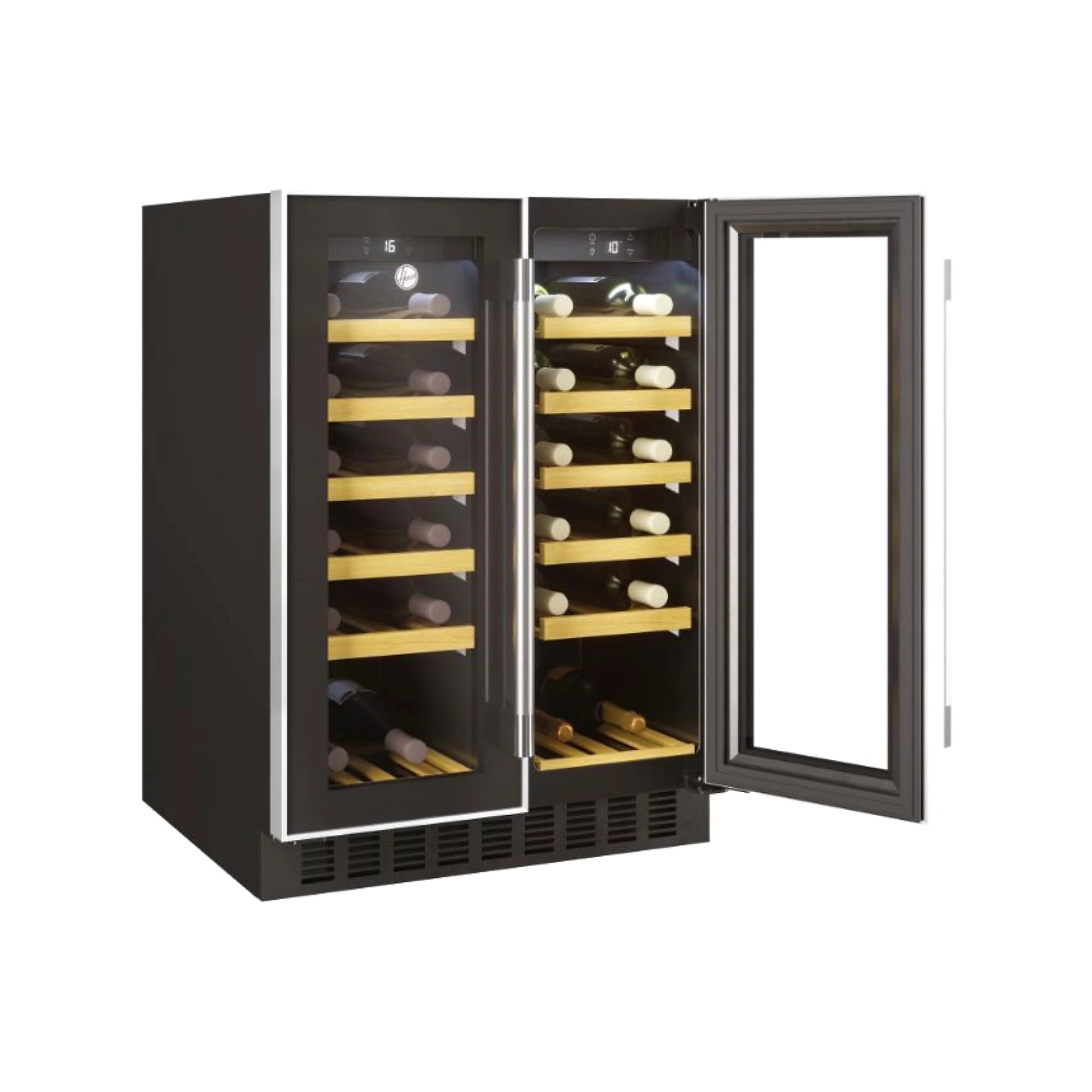Hoover HWCB60D UK/N Built-in & freestanding Wine cooler - Black-4011