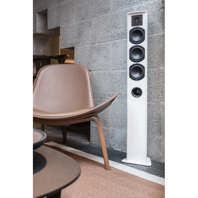 Piega TMicro 60 AMT Premium Floorstanding Speakers White Varnished (Pair)