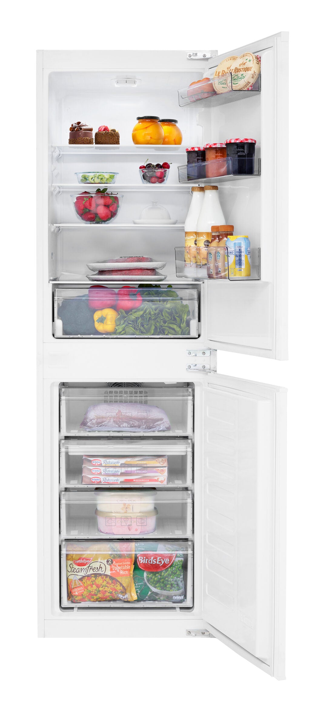 Beko Fridge freezer 50:50 Frost Free Integrated-White-ICQFD355-7739