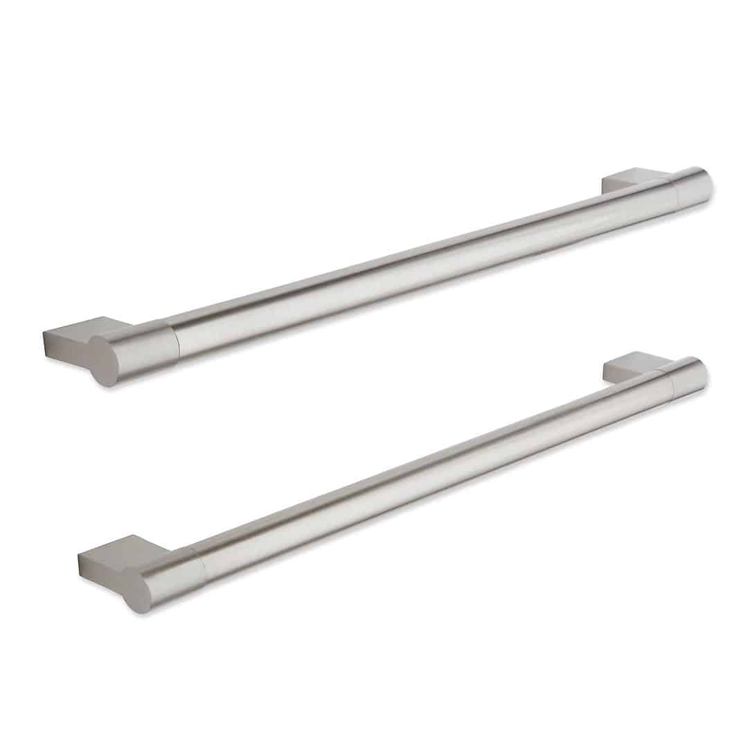 IT Kitchens IT solutions Brushed Nickel effect Straight Cabinet handle, Pack of 2-2422