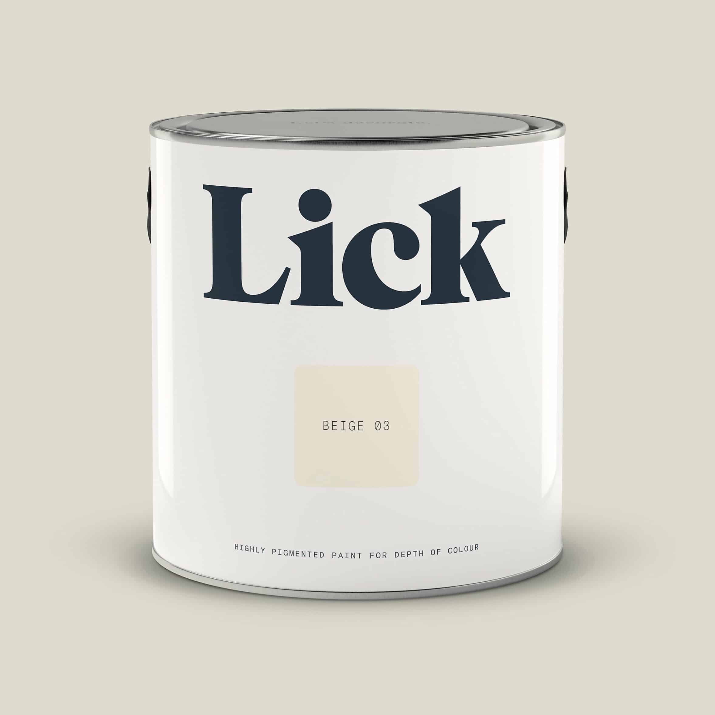 Lick Beige 03 Matt Emulsion paint, 2.5L-3732