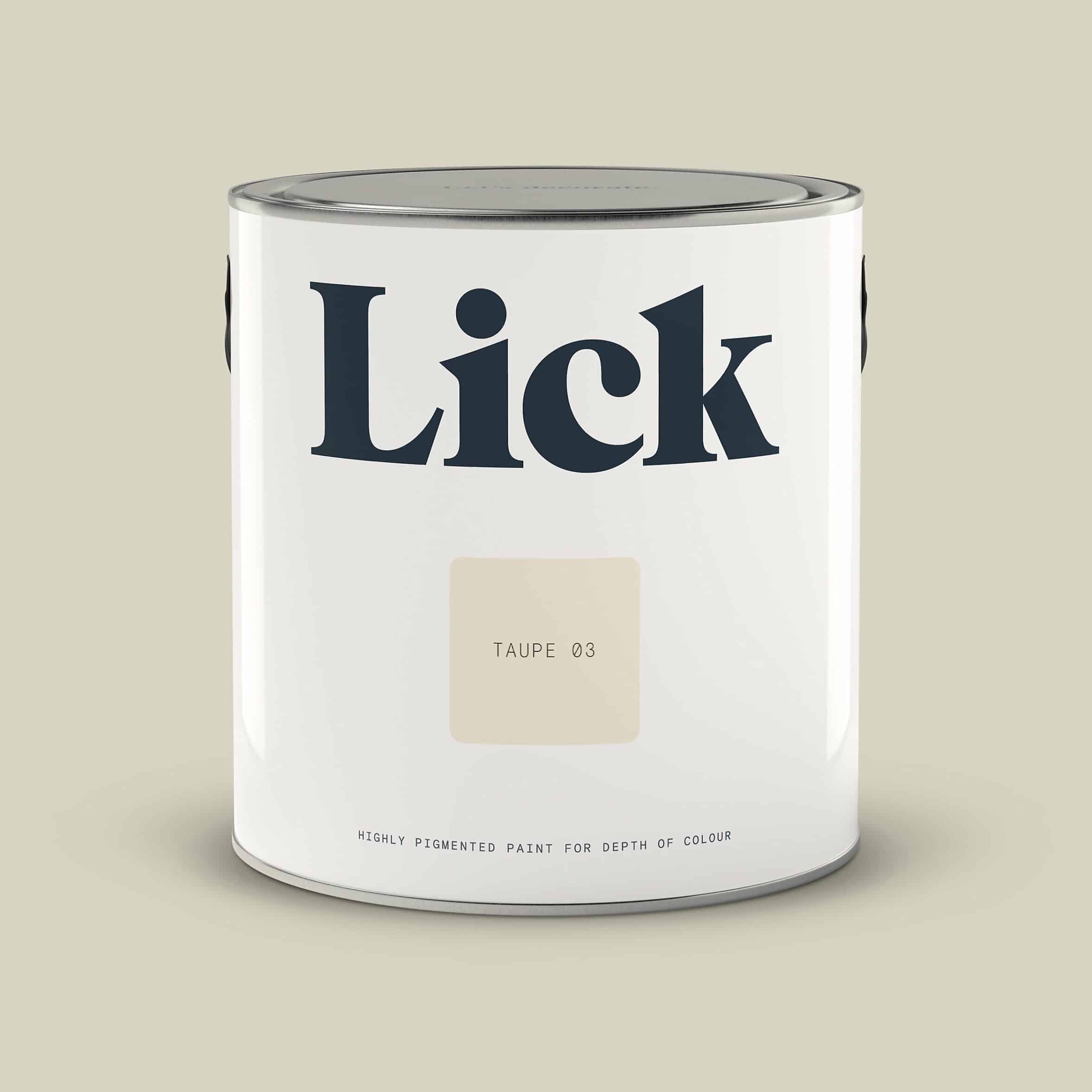 Lick Taupe 03 Matt Emulsion paint, 2.5L-3473