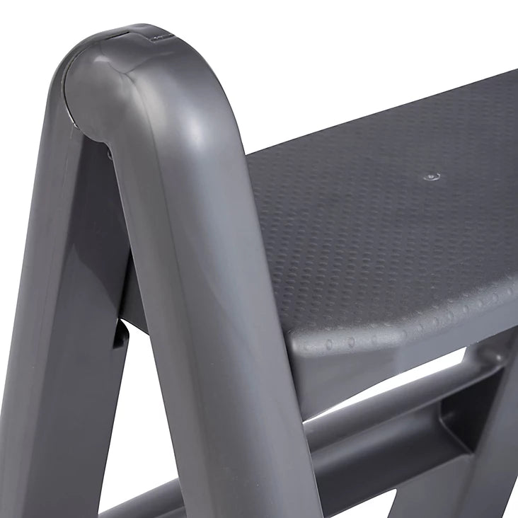 Mac Allister-Step stool-Foldable-2 tread Plastic- (H)0.63m-0169