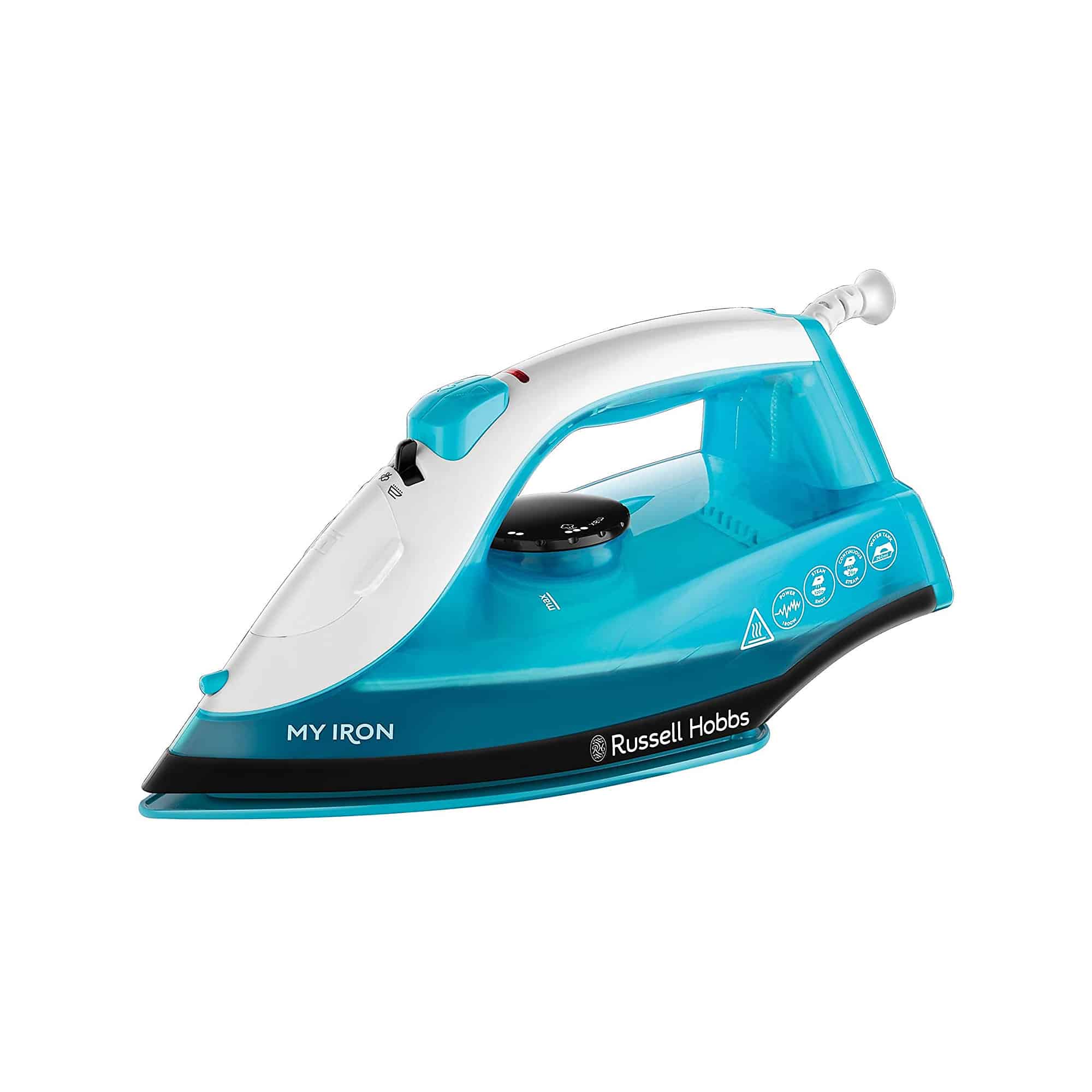 Russell Hobbs 25580 My Iron Steam Iron 1800W, 0.26L Water Tank - Blue and White-0175