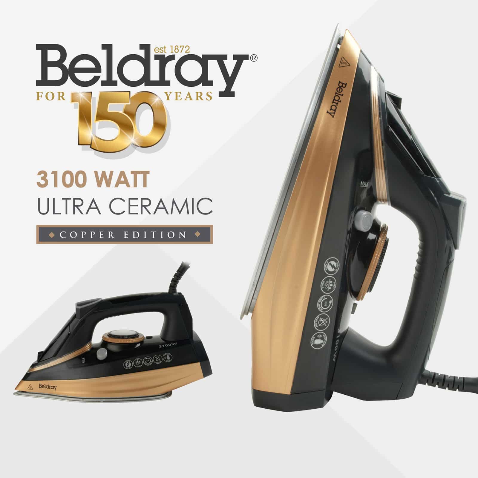 Beldray Copper Edition Ceramic Steam Iron (BEL0820NC-150) - 7937