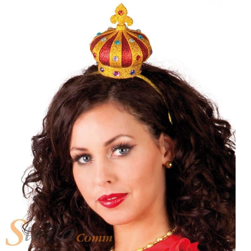 The Queen of Hearts Fancy Dress Crown Accessory Kit 3044