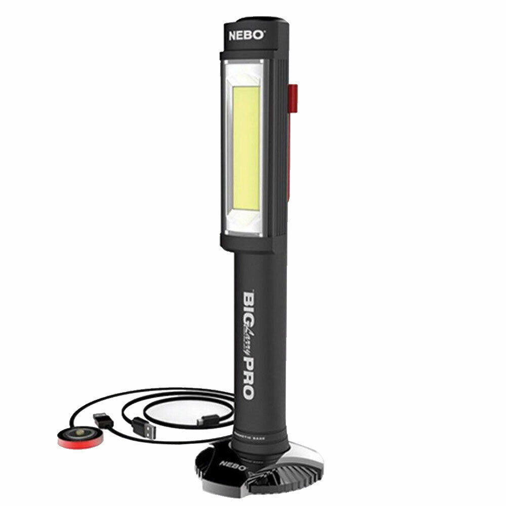 Nebo NE6640 Big Larry Pro Rechargeable Magnetic Adjustable Flashlight Torch-5548