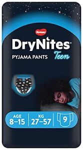 Huggies DryNites, Boys’ Pyjama Pants, Sizes 8-15 Years (27 Pants) 6987